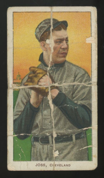 1909-11 T206 Addie Joss Sweet Caporal Back Poor