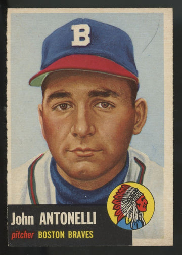 1953 Topps John Antonelli #106 EX/MT