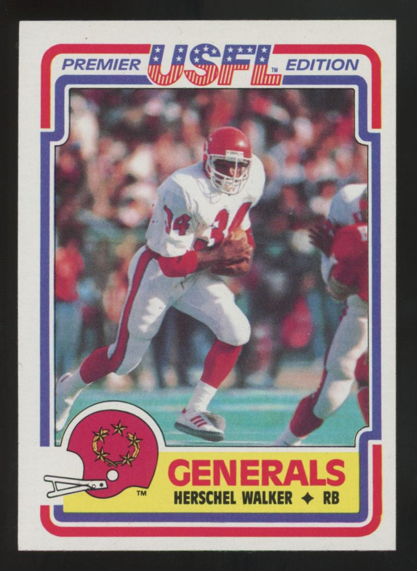 1984 Topps USFL Herschel Walker RC #74 NM