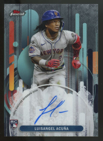 2025 Topps Finest Luisangel Acuna RC Auto #FA-LA