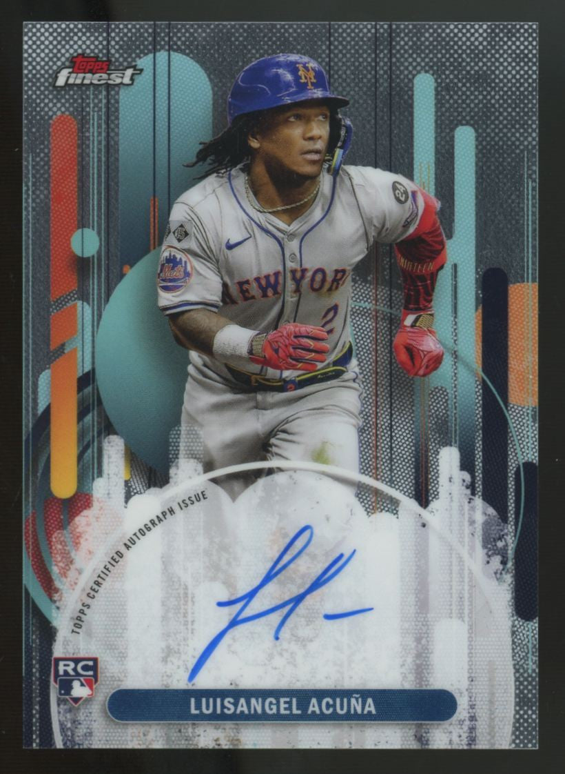2025 Topps Finest Luisangel Acuna RC Auto #FA-LA