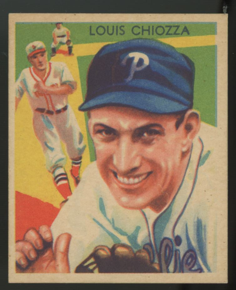 1935 National Chicle Louis Chiozza Diamond Stars #80 NM-MT