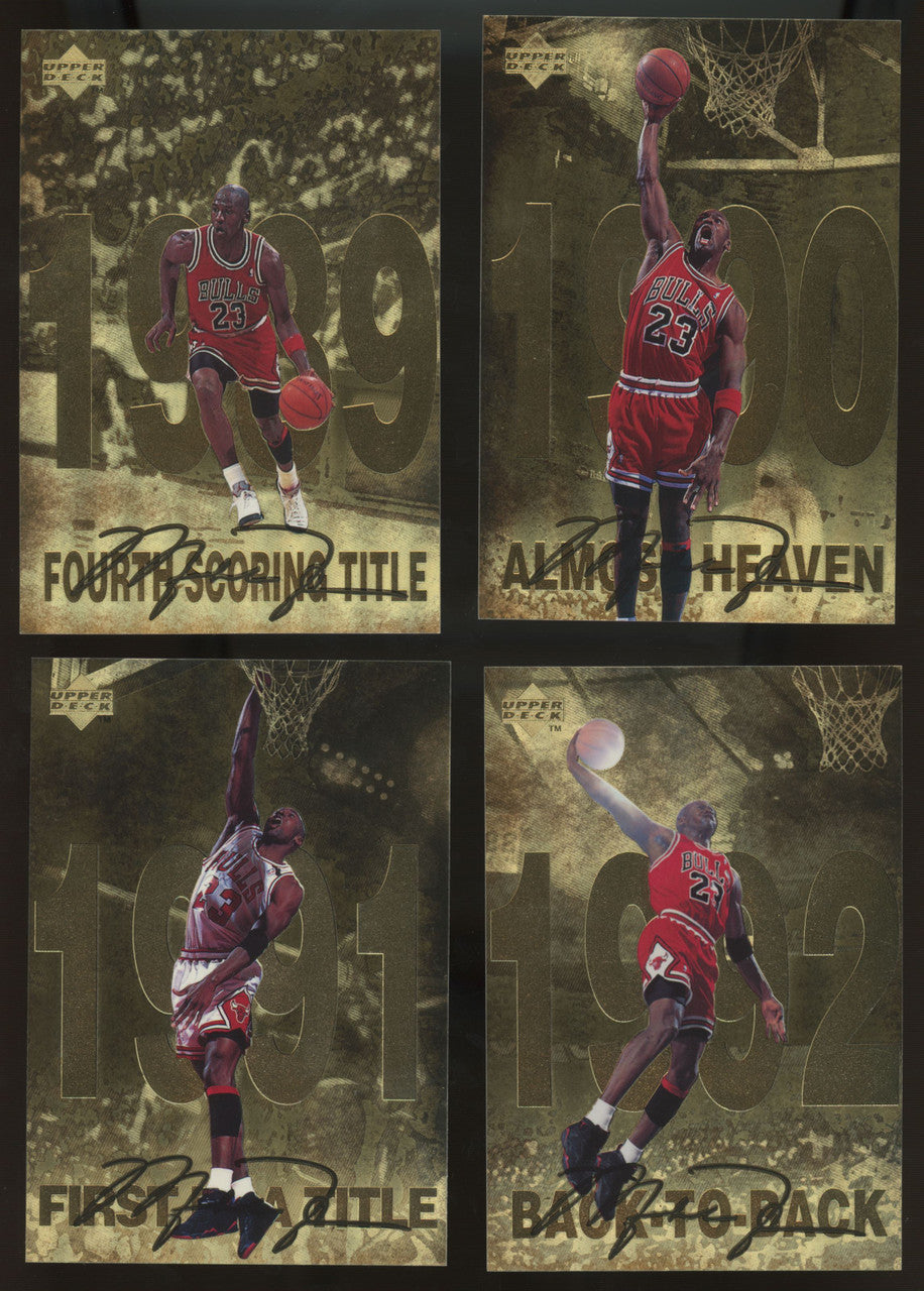 1998 Upper Deck Gatorade Michael Jordan Complete Set (12) Jumbo Oversized