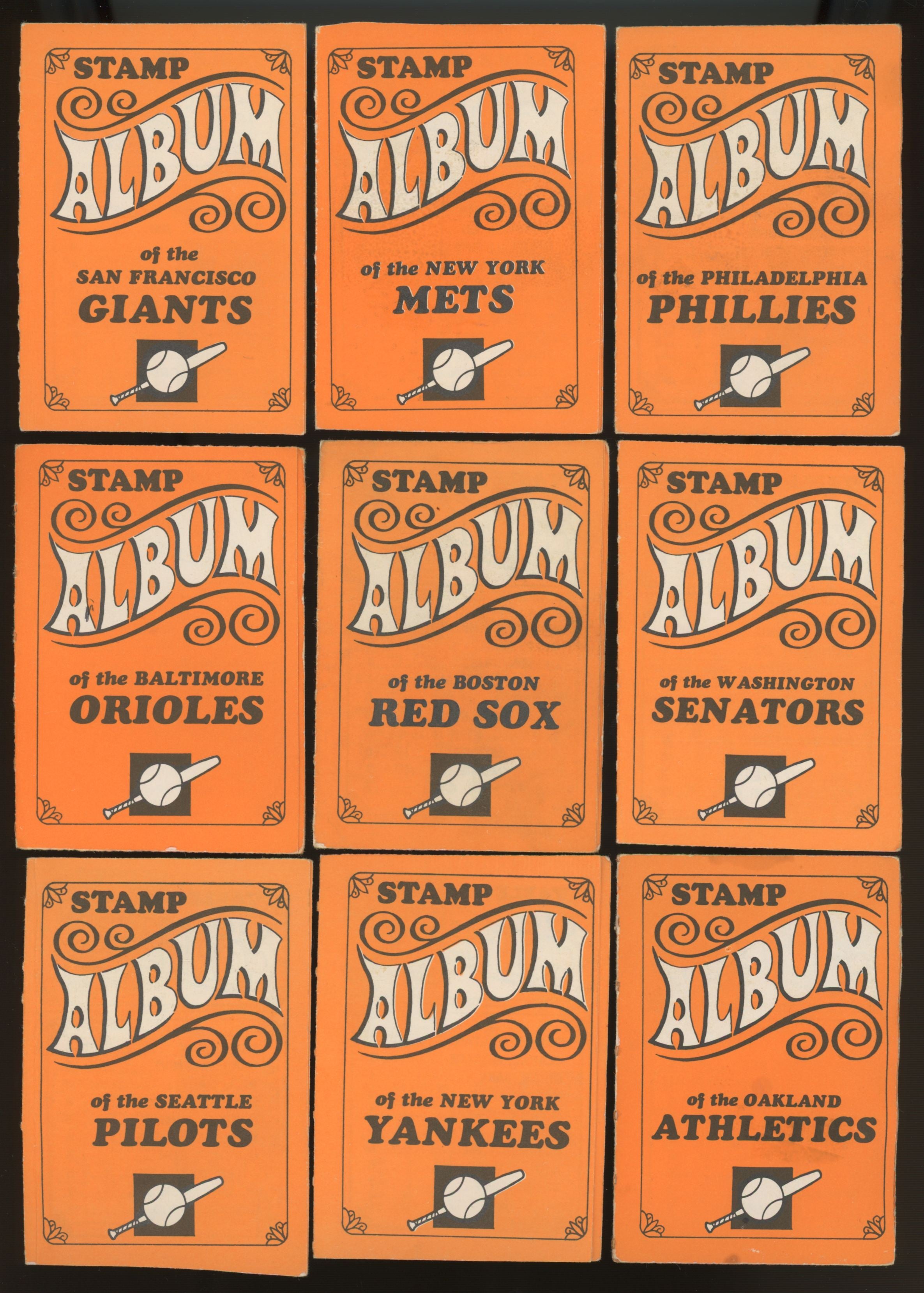 1969 Topps Baseball Stamp Album Complete Set w/ Wrapper (24) w/ Stamps VG/EX