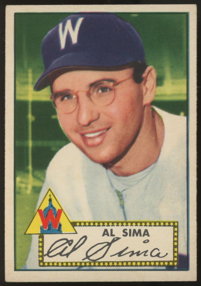 1952 Topps Al Sima #93 EX/MT