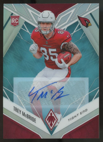 2022 Panini Phoenix Trey McBride RC Auto Blue /25 #137