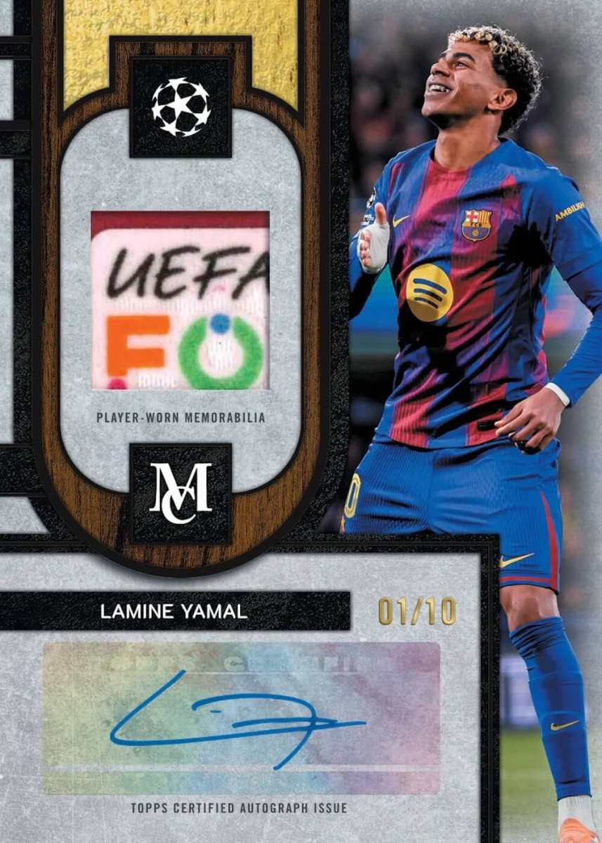 2025-26 Topps UEFA Club Competitions Museum Collection Soccer Hobby Box