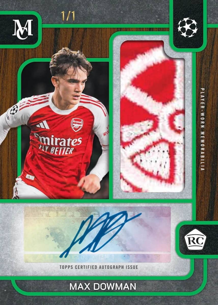 2025-26 Topps UEFA Club Competitions Museum Collection Soccer Hobby Box