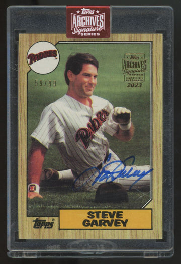 2023 Topps Archives Signature Series Steve Garvey Auto /99 #100