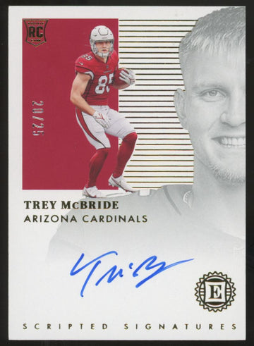 2022 Panini Encased Trey McBride RC Gold Scripted Signatures Auto /25 #SS-TM