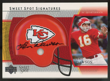 2004 Upper Deck Sweet Spot Len Dawson Signatures Auto #SS-LD