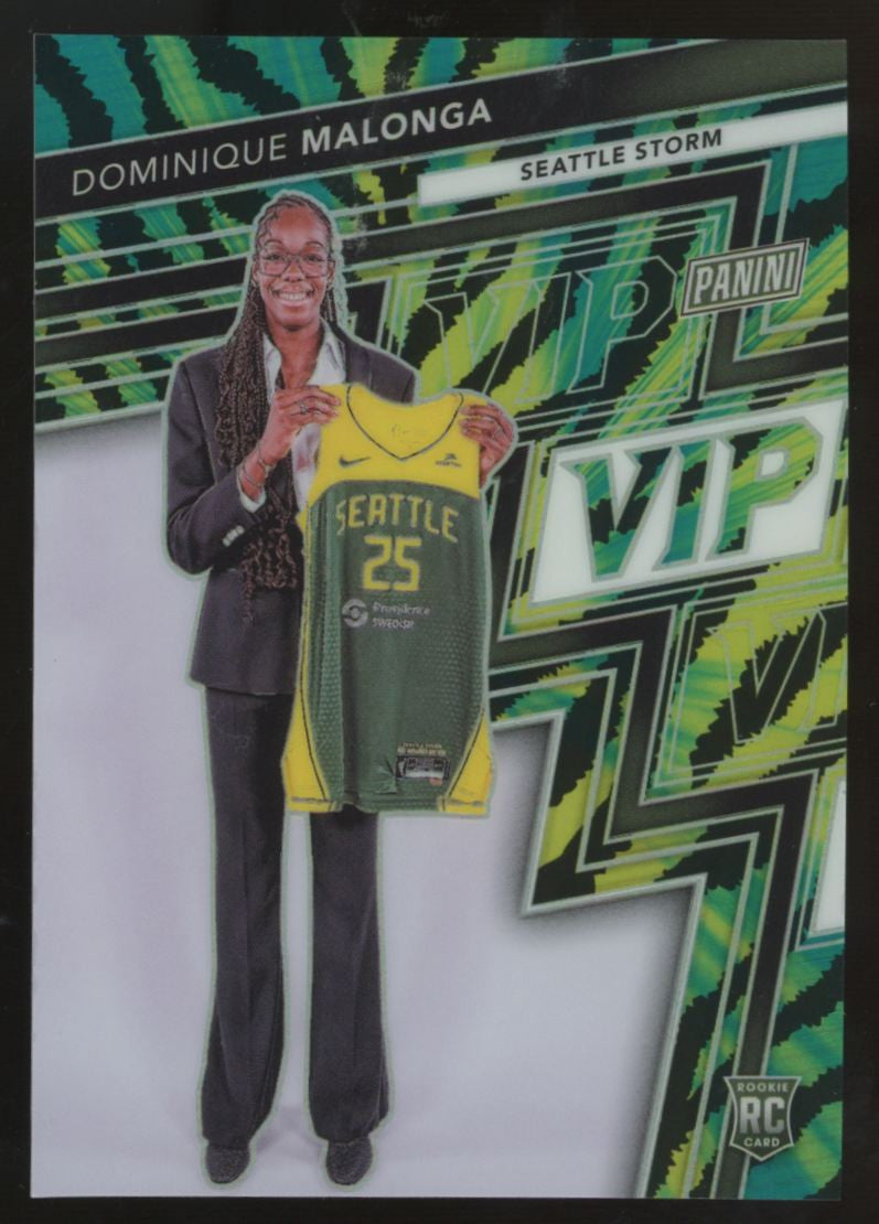 2025 Panini The National Dominique Malonga RC VIP Baja Stripe #RC2