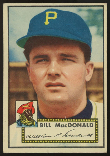 1952 Topps Bill MacDonald #138 VG