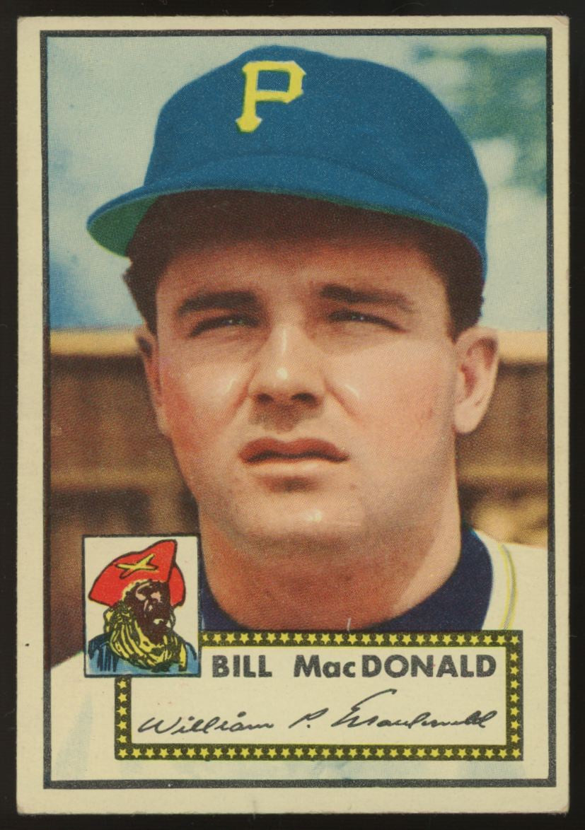 1952 Topps Bill MacDonald #138 VG