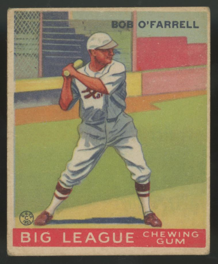 1933 Goudey Bob O'Farrell #34 VG/EX