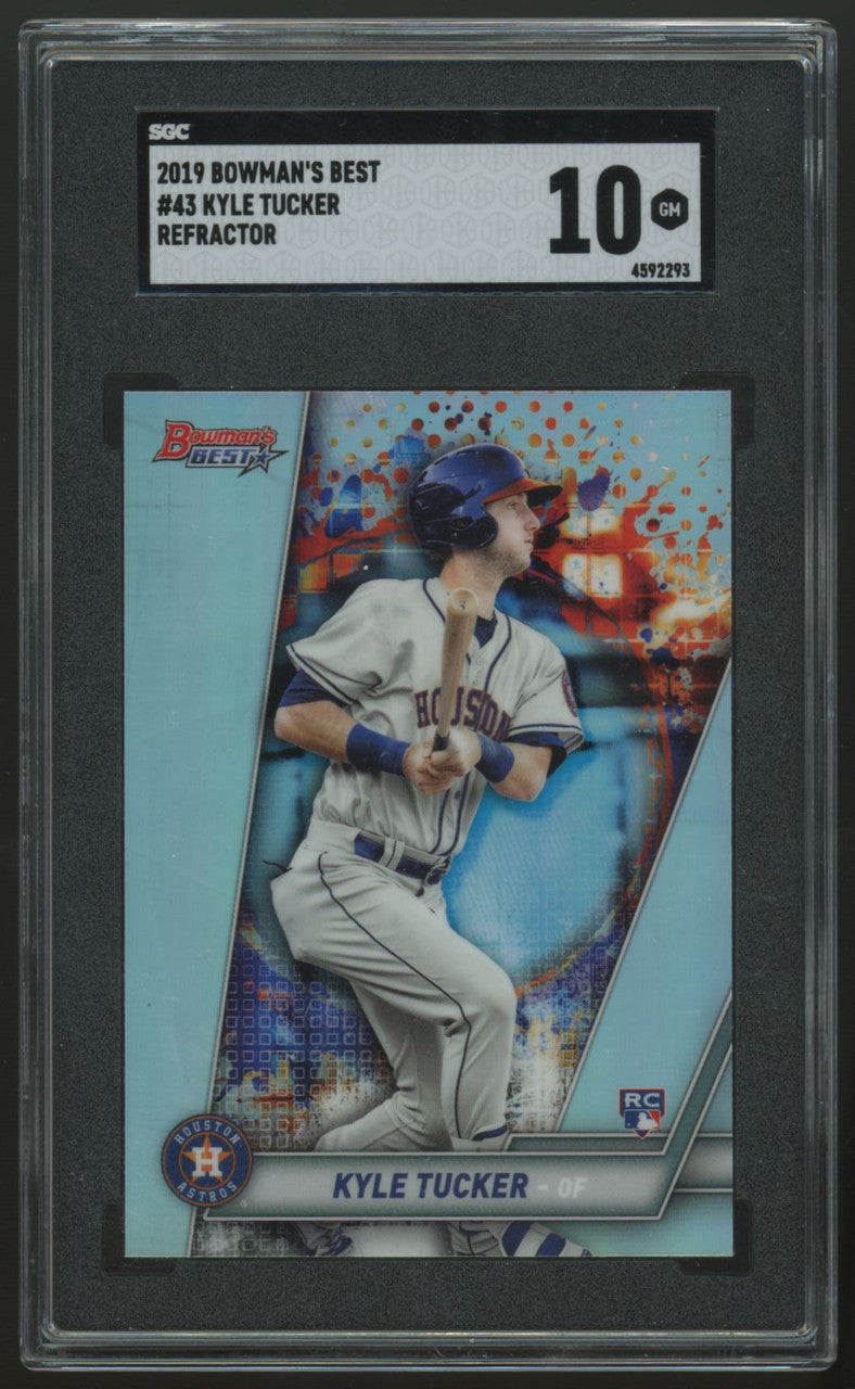 2019 Bowman's Best Kyle Tucker RC Refractor #43 SGC 10