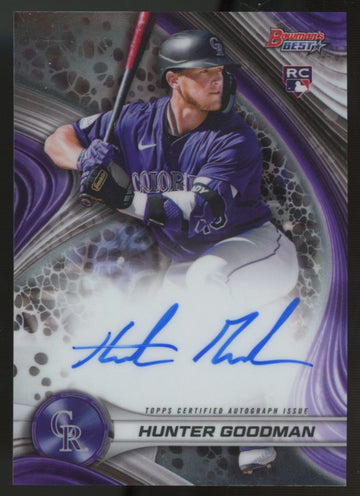 2024 Bowman's Best Hunter Goodman RC Best Of 2024 Auto #B24-HG