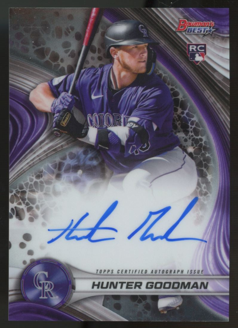 2024 Bowman's Best Hunter Goodman RC Best Of 2024 Auto #B24-HG