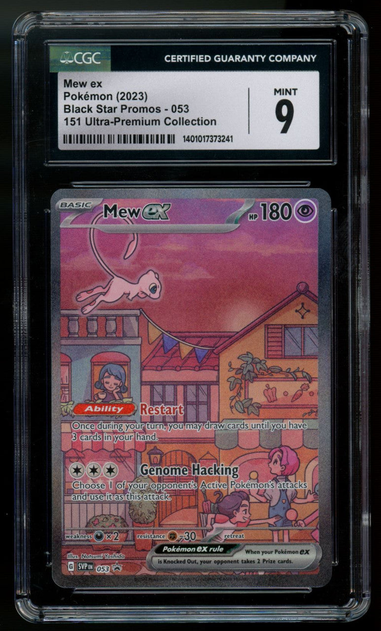 2023 Pokemon Mew ex 151 Ultra Premium Promo #053 CGC 9