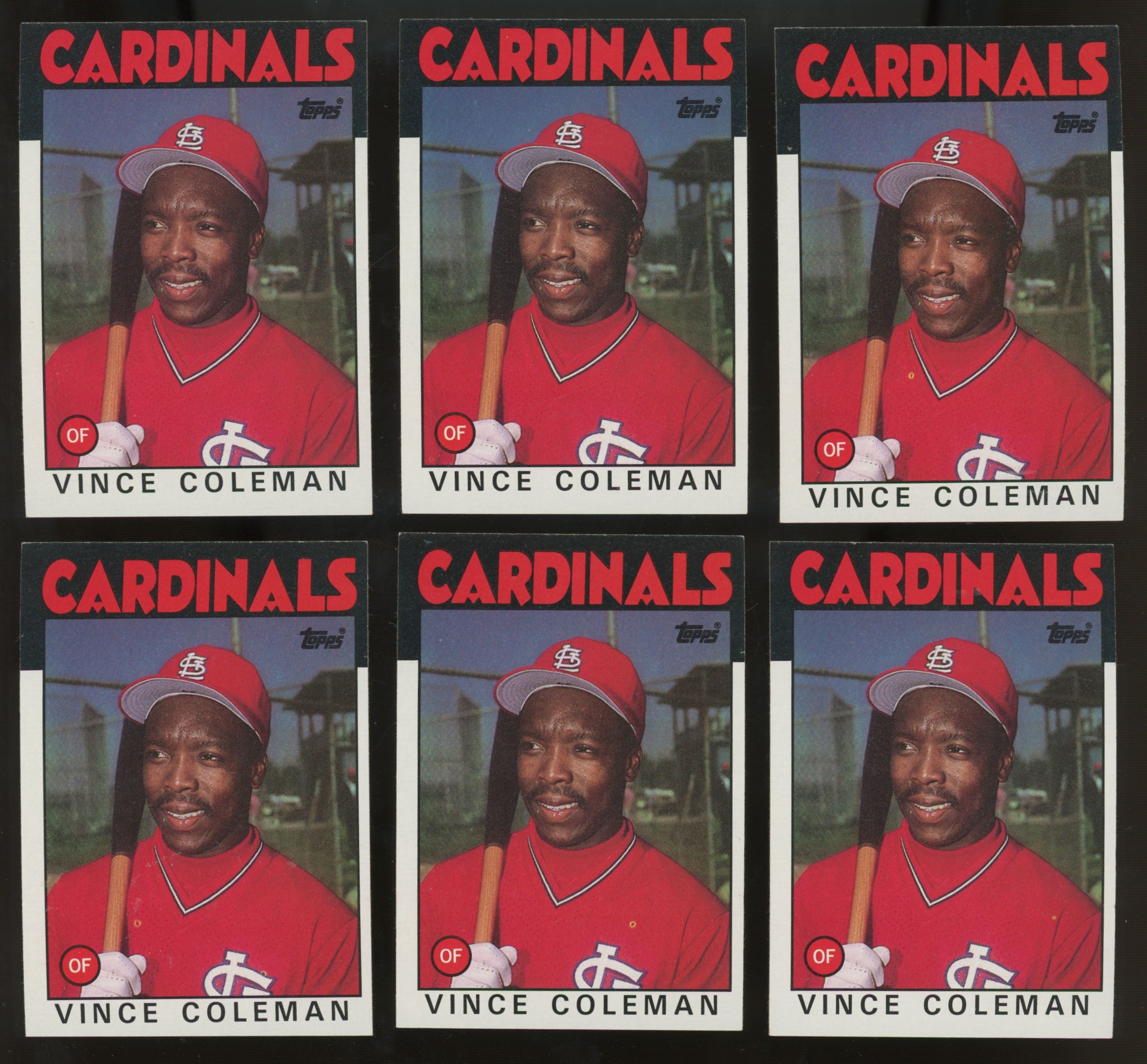 1986 Topps Vince Coleman #370 (Lot of 42)