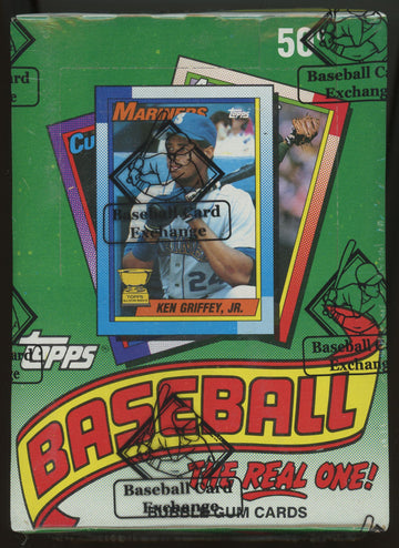 1990 Topps Baseball Wax Box FASC BBCE Wrapped Sealed