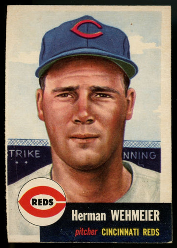 1953 Topps Herman Wehmeier #110 VG-EX