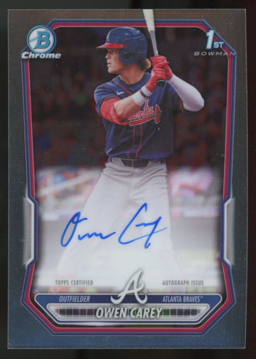 2026 Bowman Chrome Owen Carey 1st Auto #CPA-OC