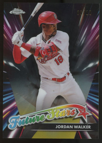 2024 Topps Chrome Jordan Walker Future Stars Black Refractor /10 #FS-6