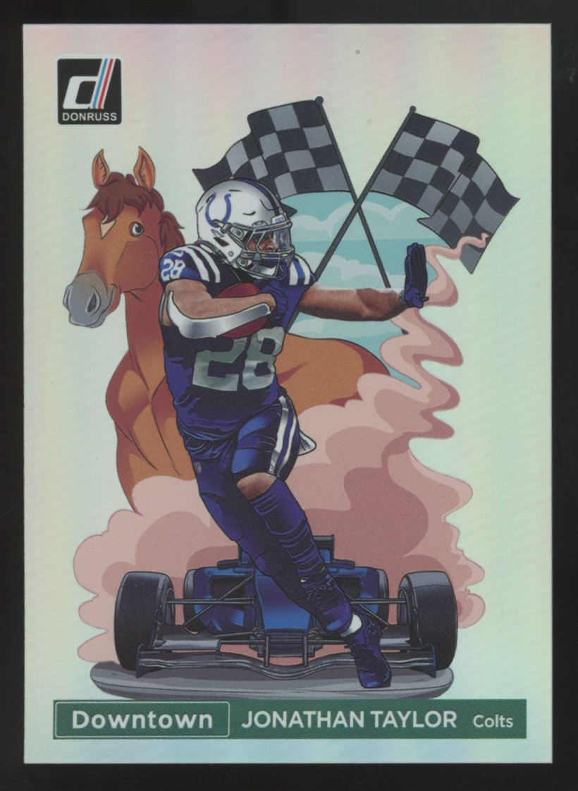 2022 Panini Donruss Jonathan Taylor Downtown SSP #DT-JT
