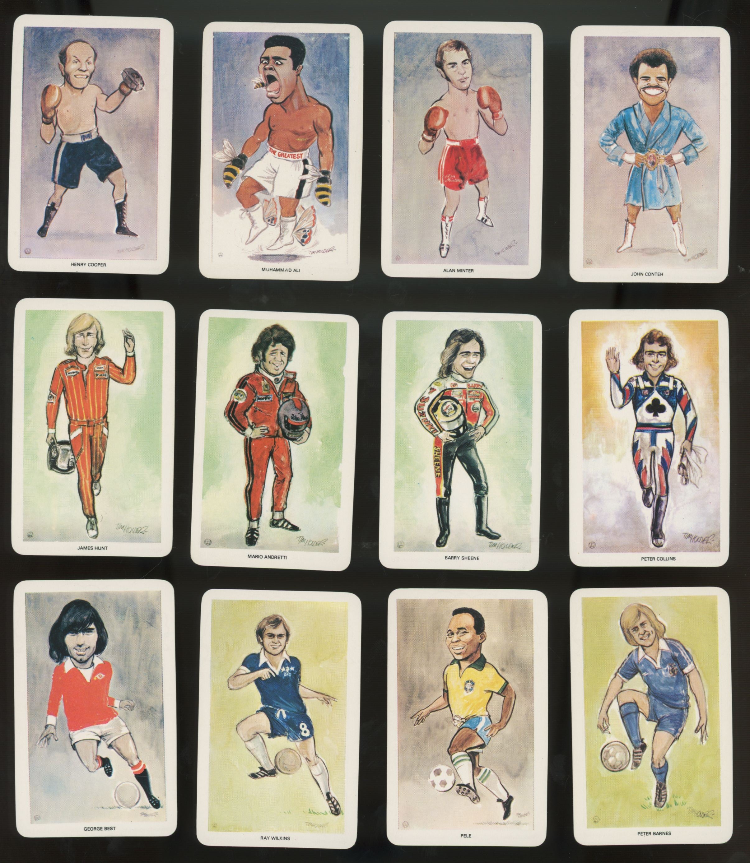 1979 Venorlandus Ltd. Our Heroes World Of Sport Complete Set (48)