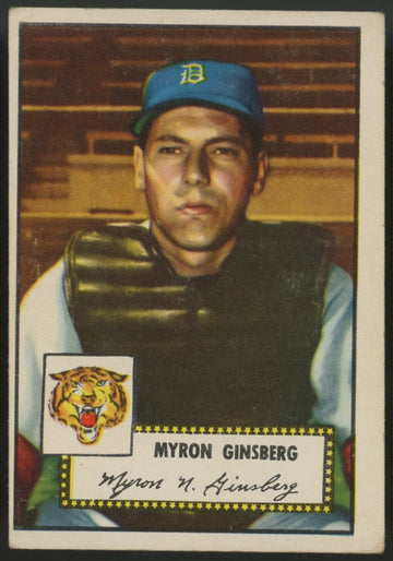 1952 Topps Myron Ginsberg #192 VG