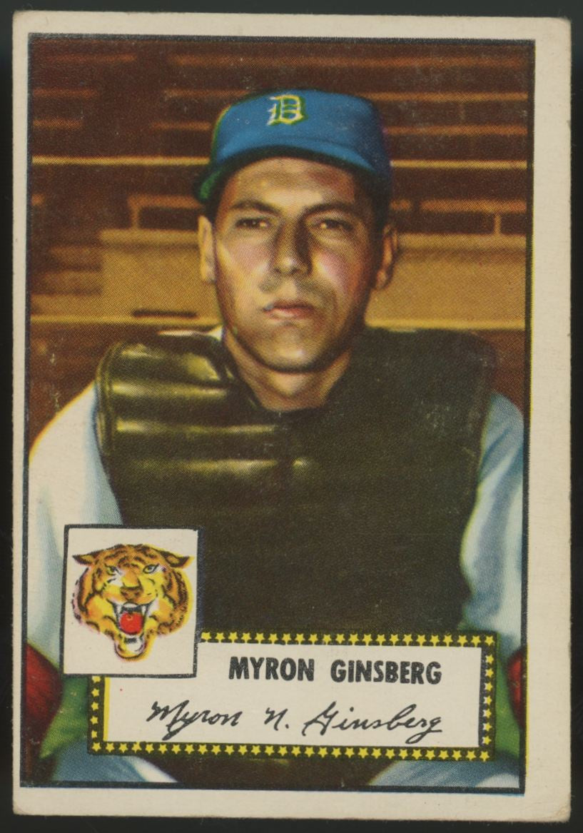1952 Topps Myron Ginsberg #192 VG