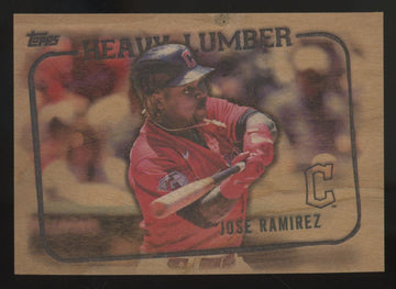 2023 Topps Series One Jose Ramirez Heavy Lumber SSP #HL-7