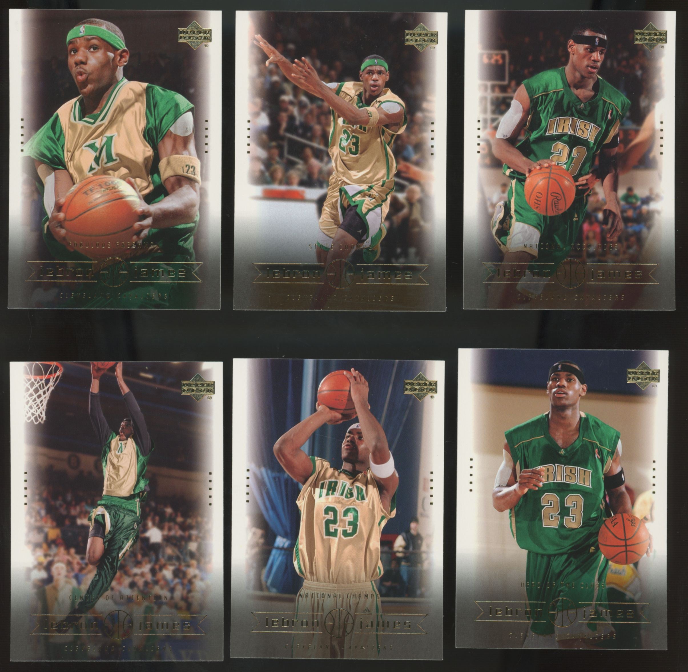 2003-04 Upper Deck LeBron James RC Complete Set (30/30)