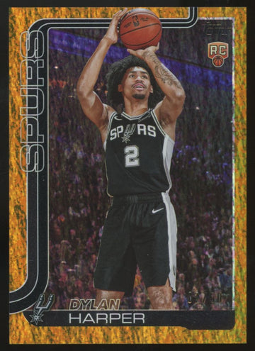 2025-26 Topps Flagship Dylan Harper RC Gold Holo Foil /50 #202