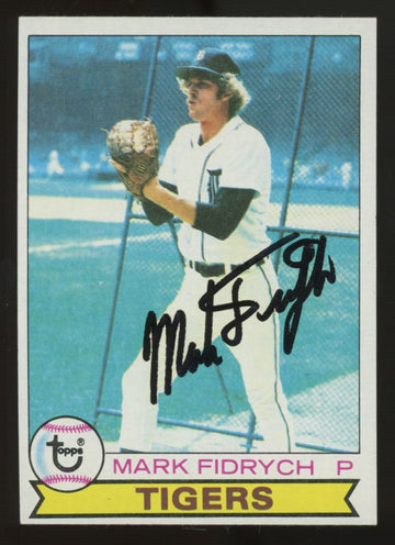 1979 Topps Mark Fidrych #625 Signed Auto JSA