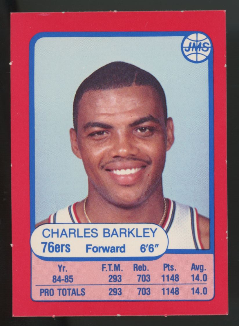 1985-86 JMS Match Up Charles Barkley RC #4 EX+