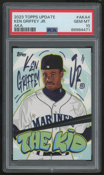 2023 Topps Update Ken Griffey Jr. AKA The Kid SSP #AKA-4 PSA 10