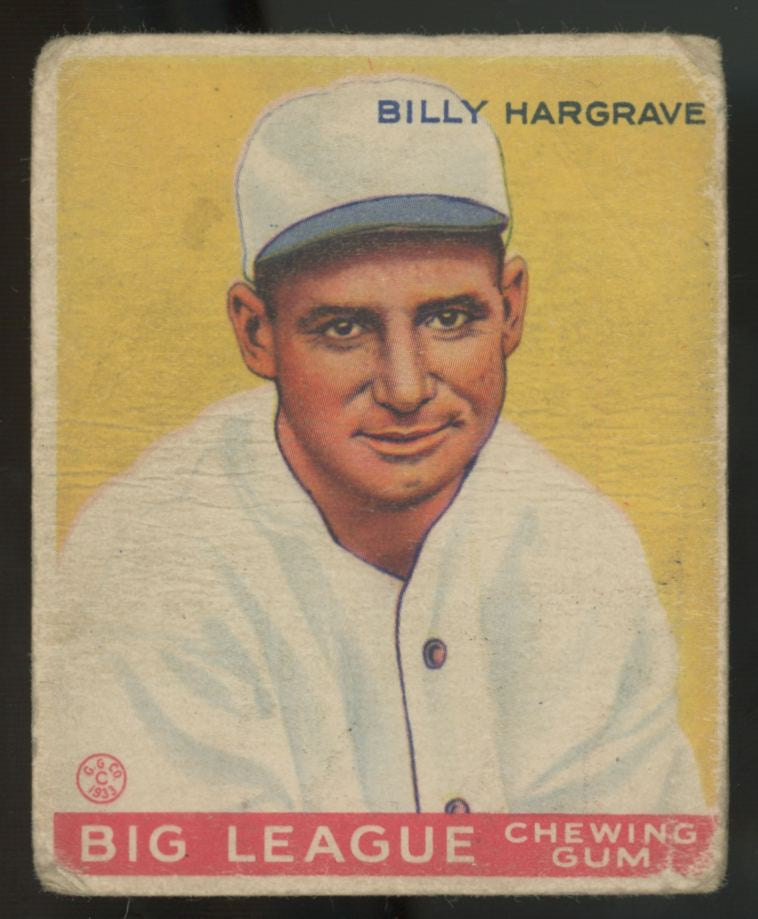 1933 Goudey Billy Hargrave #172 Poor "A"