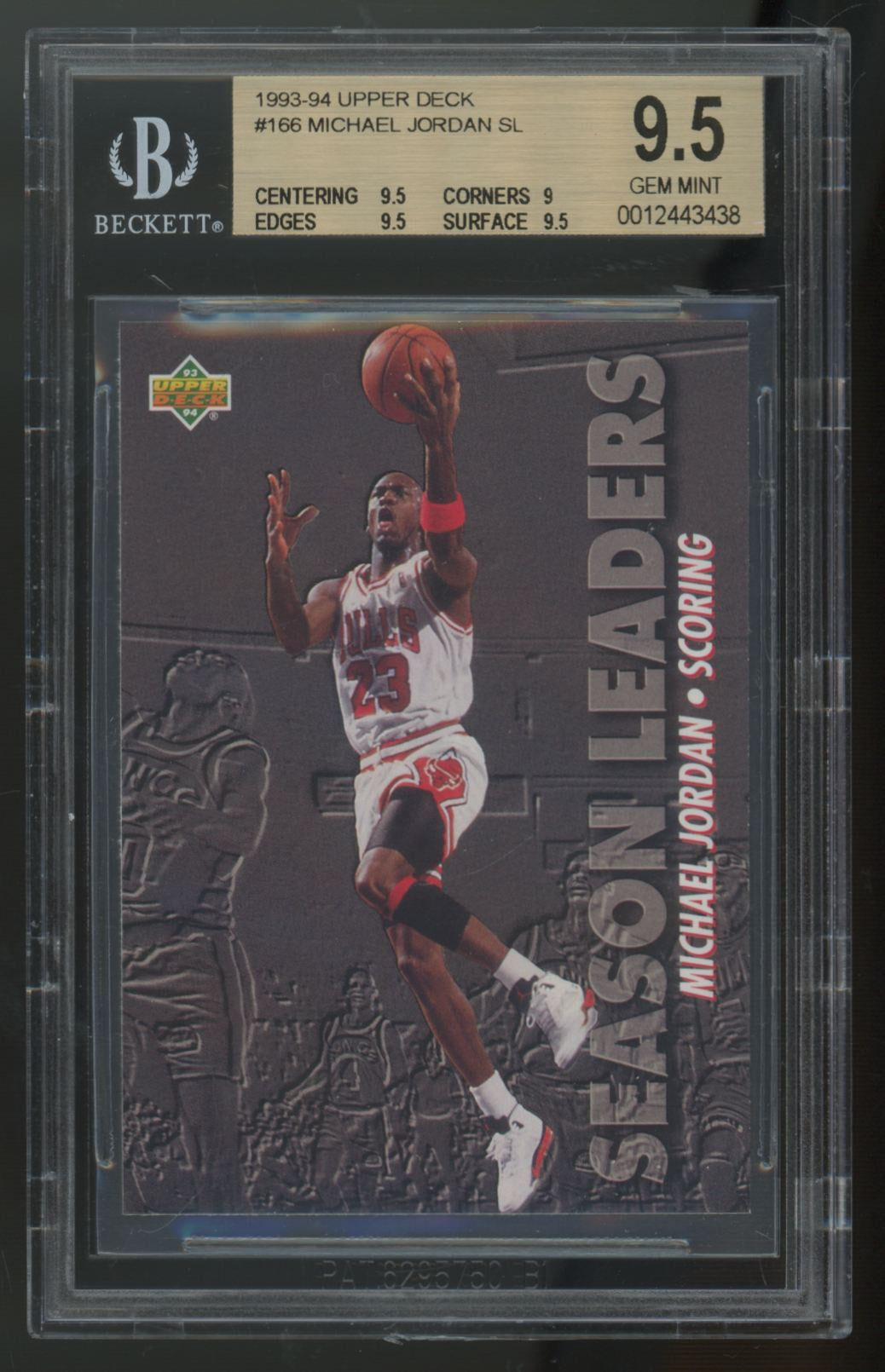 1993-94 Upper Deck Michael Jordan Season Leaders #166 BGS 9.5 *438