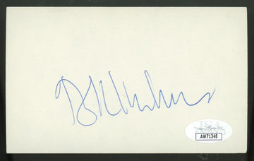 Bowie Kuhn Signed Autographed Index Card JSA