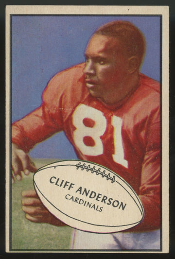 1953 Bowman Cliff Anderson #72 EX