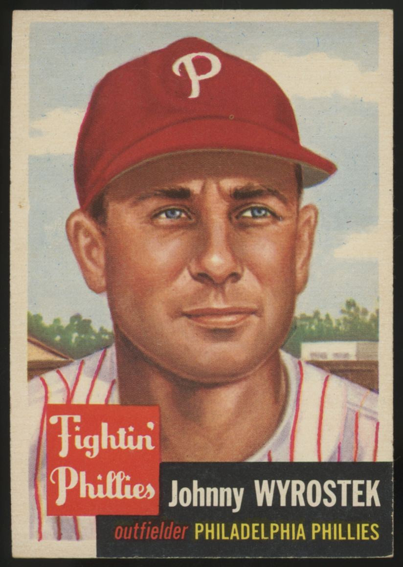 1953 Topps Johnny Wyrostek #79 EX/MT
