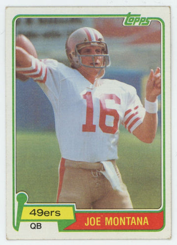 1981 Topps Joe Montana RC #216 VG/EX "C"