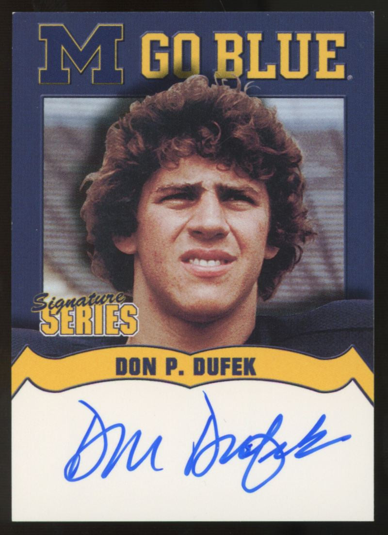 2002 TK Legacy Signature Series Don P. Dufek Auto #MGB8