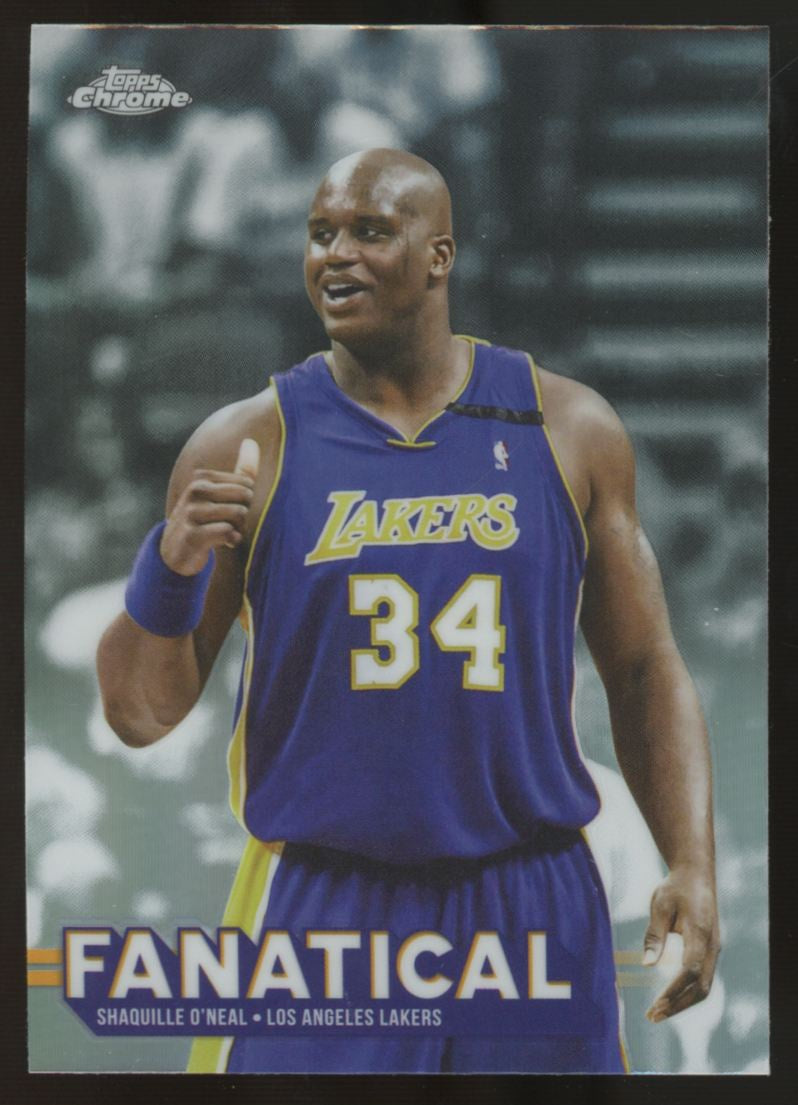 2025-26 Topps Chrome Shaquille O'Neal Fanatical SSP #FAN-16