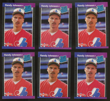 1989 Donruss Randy Johnson RC Rated Rookie #42 (Lot Of 10)