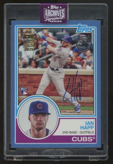2025 Topps Archives Signature Series Ian Happ RC Auto 1/1 #83-15