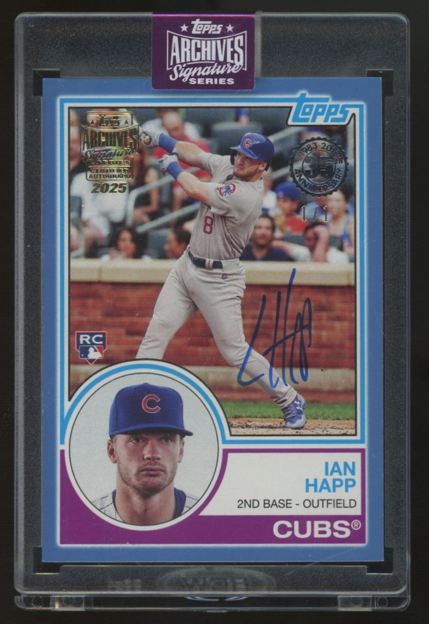 2025 Topps Archives Signature Series Ian Happ RC Auto 1/1 #83-15