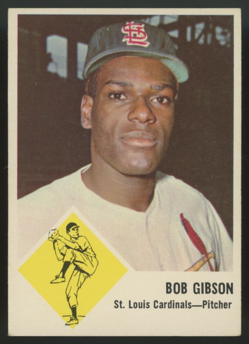 1963 Fleer Bob Gibson #61 VG/EX